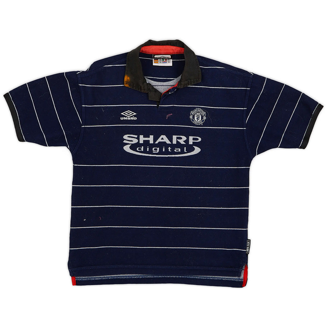 Camiseta retro de visitante del Manchester United SCHOLES #18 1999/00