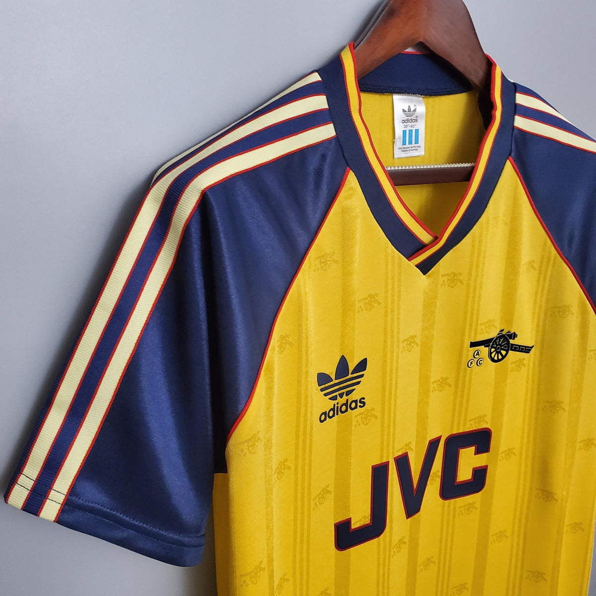 Camiseta retro visitante del Arsenal 1988/89