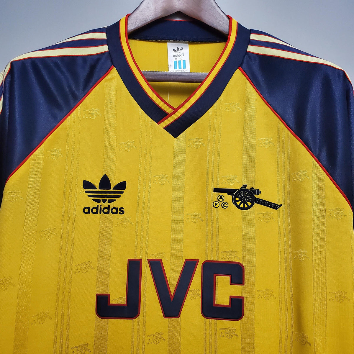 Camiseta retro visitante del Arsenal 1988/89