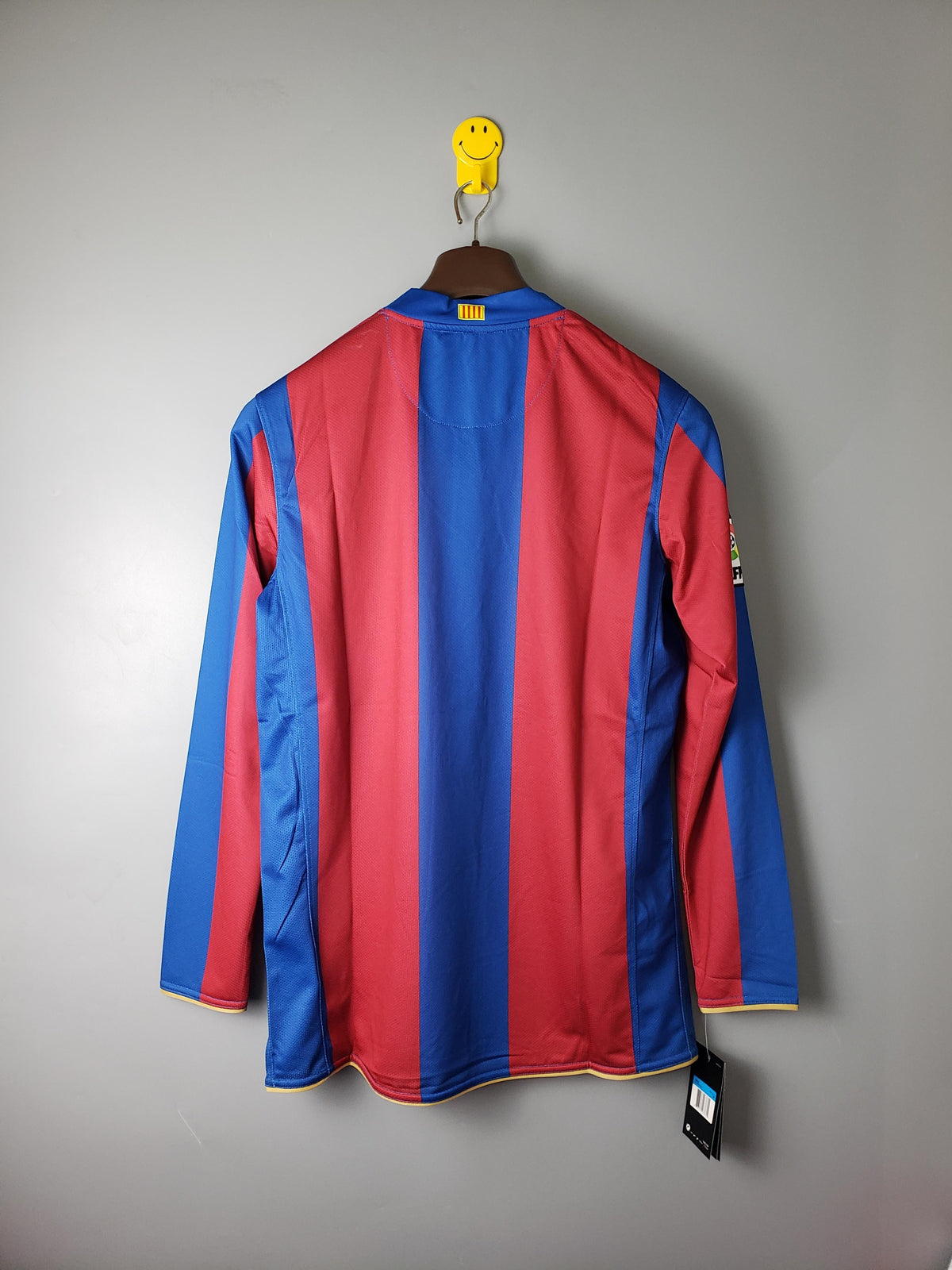 Camiseta retro local del Barcelona 2007/2008 - Manga larga