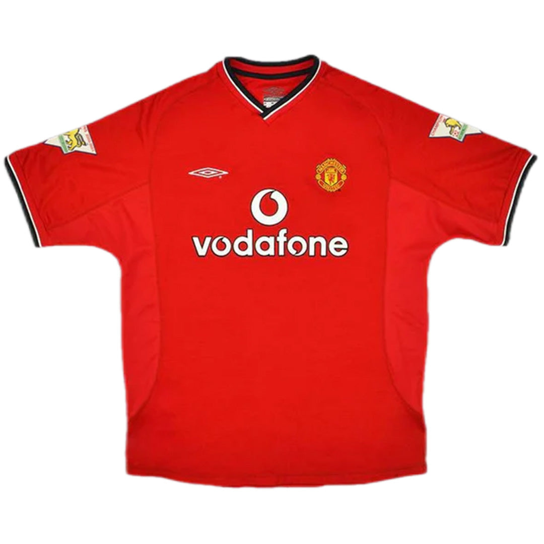 Camiseta retro local del Manchester United BECKHAM #7 2000/01