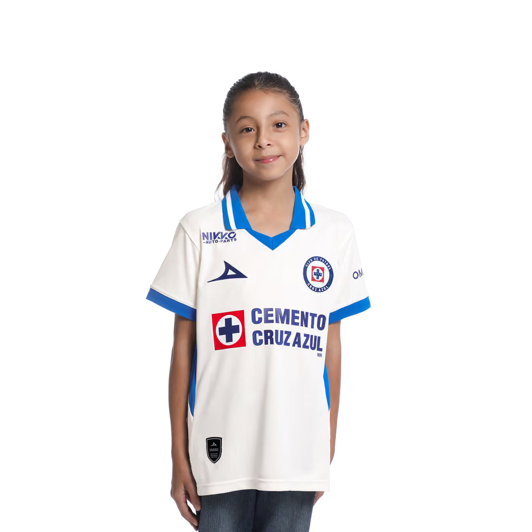 Camiseta de visitante de Cruz Azul para niños 2024/25