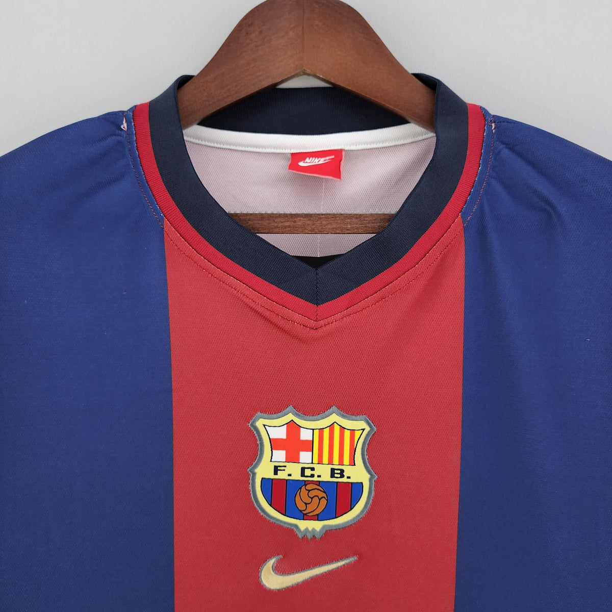 Camiseta retro de local del Barcelona 1998/1999