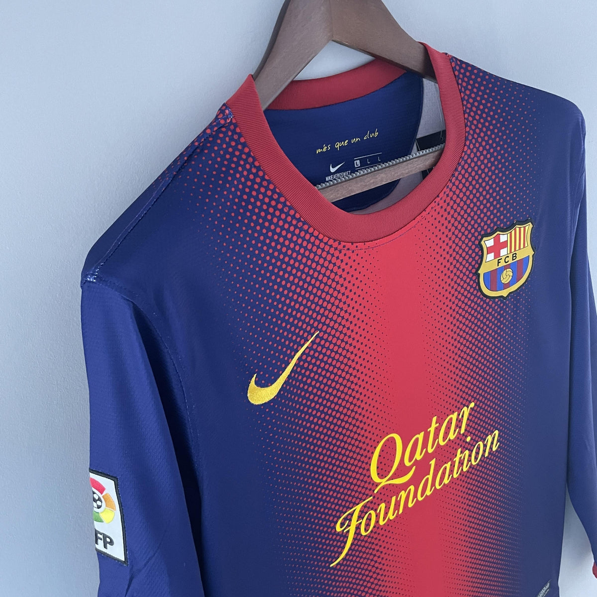 Camiseta retro local del Barcelona 2012/2013 - Manga larga