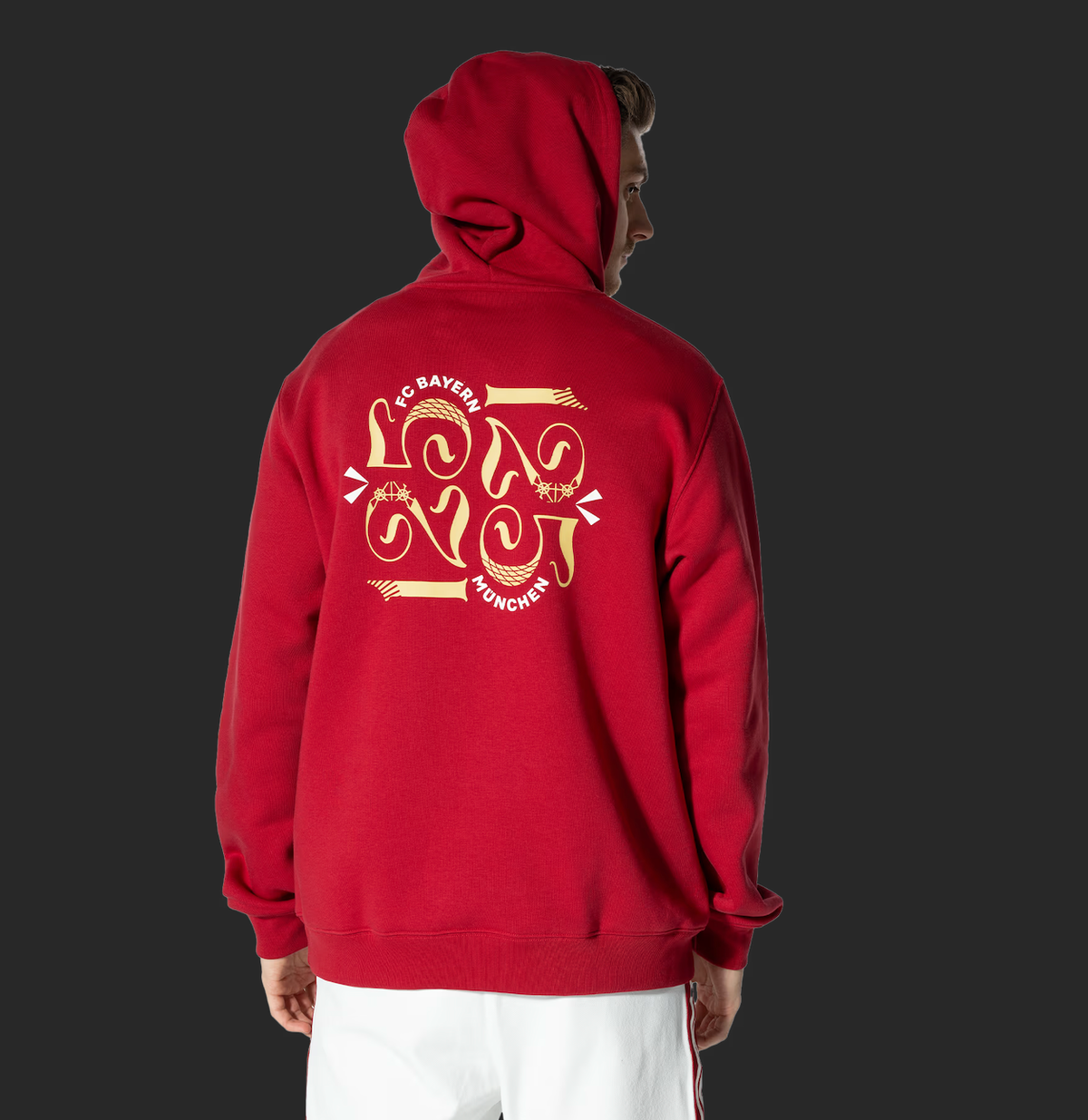 Sudadera con capucha roja del 125.º aniversario del Bayern de Múnich