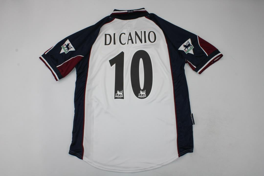 Camiseta retro de visitante del West Ham United 1999/2001