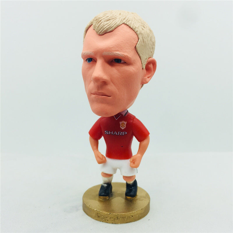Muñeco Scholes #18 del Manchester United - Temporada 1998/99