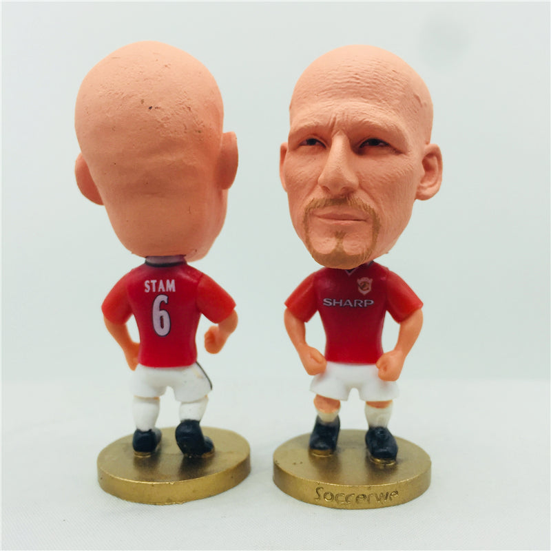 Muñeco Jaap Stam #6 del Manchester United Temporada 1998/99