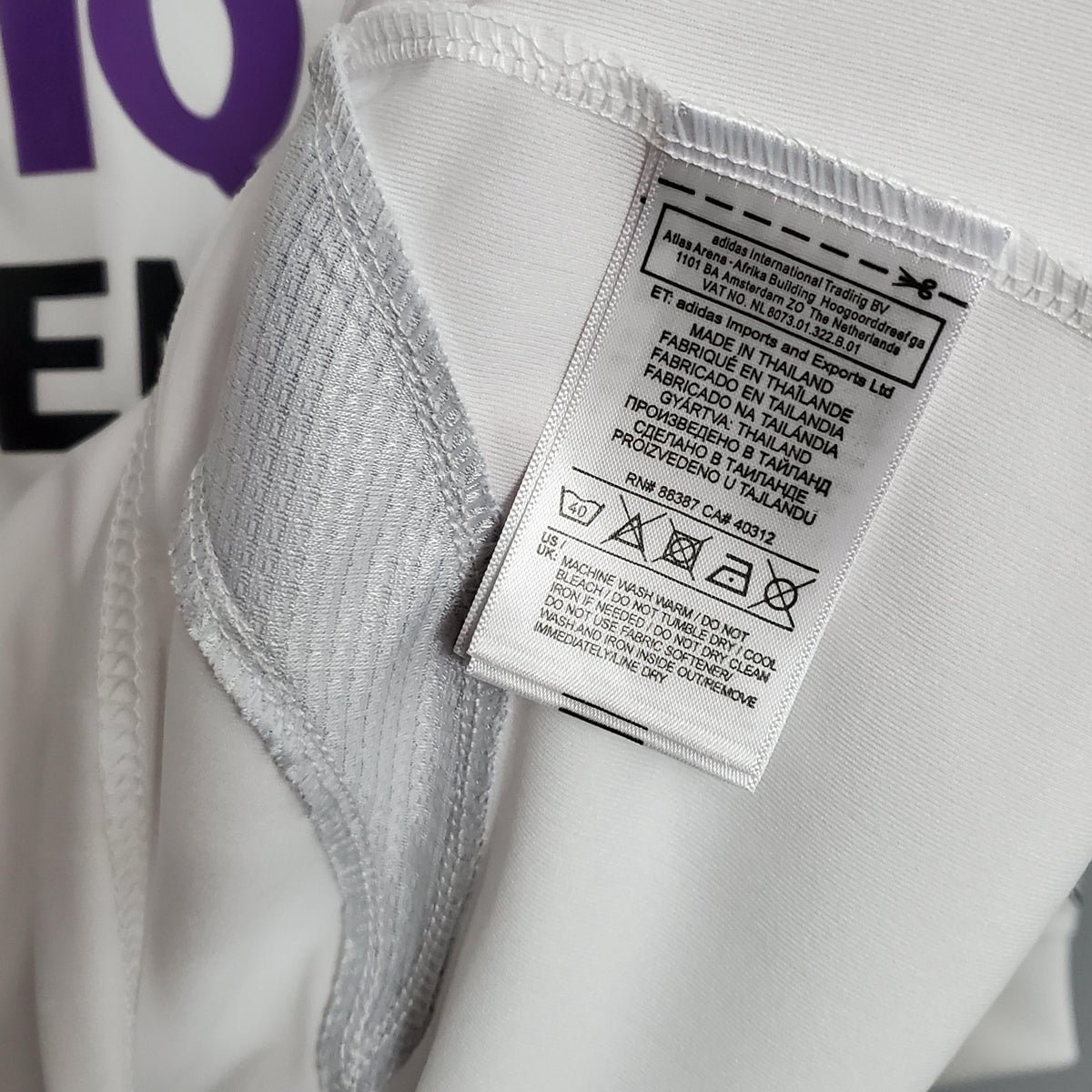 Camiseta retro local del Real Madrid 2006/2007 - Manga larga