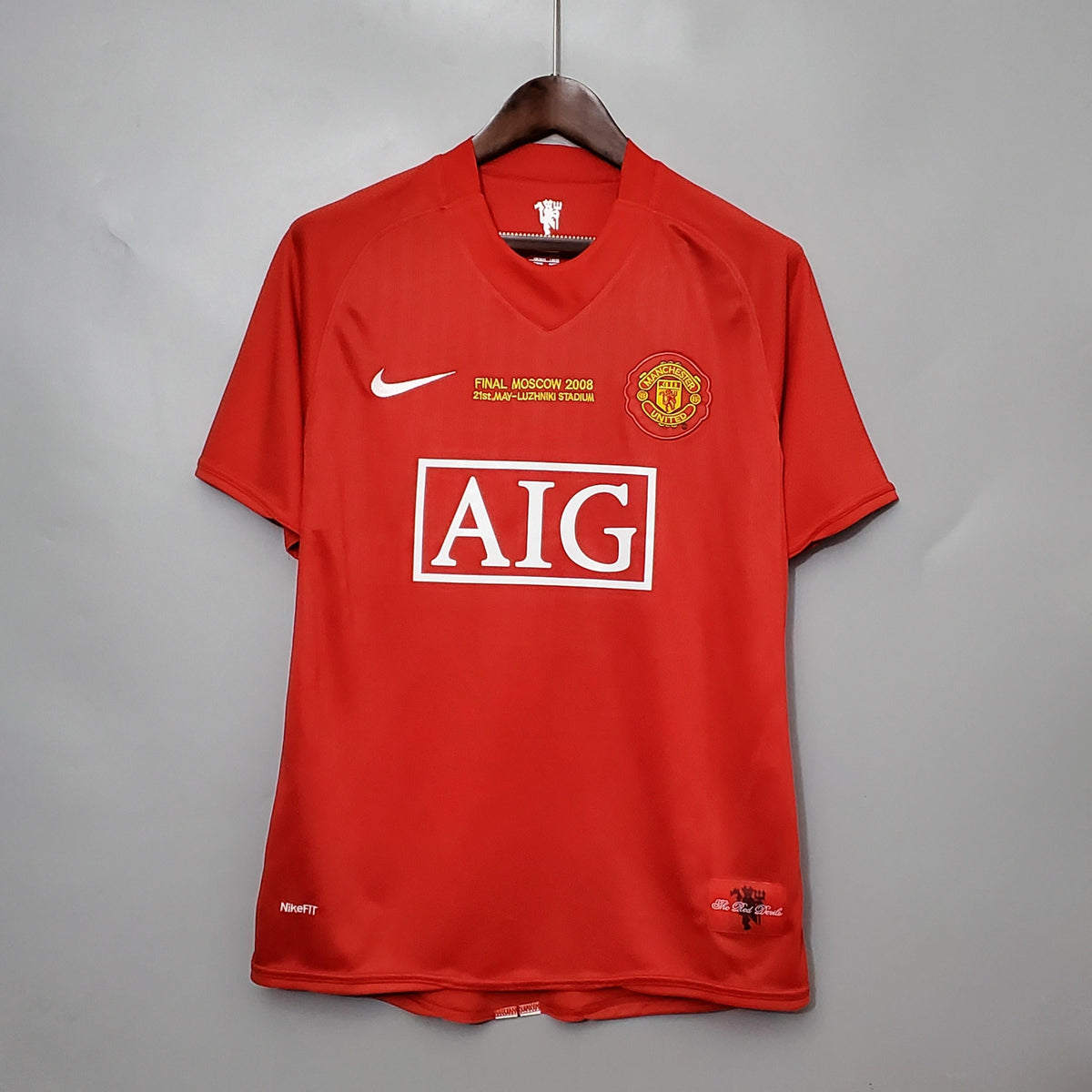 Camiseta retro local del Manchester United 2007/08