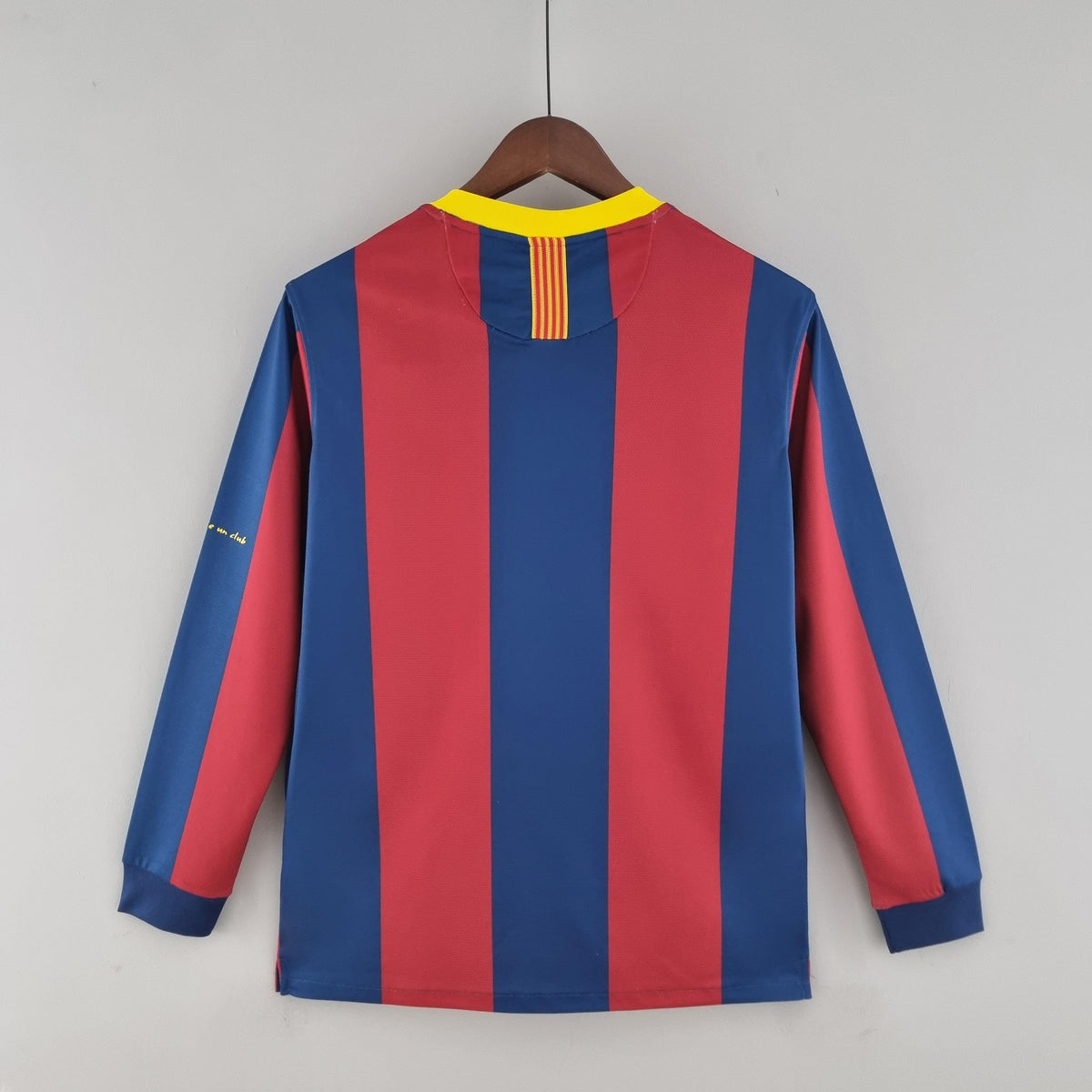 Camiseta retro local del Barcelona de la UEFA Champions League 2010/2012 (manga larga)