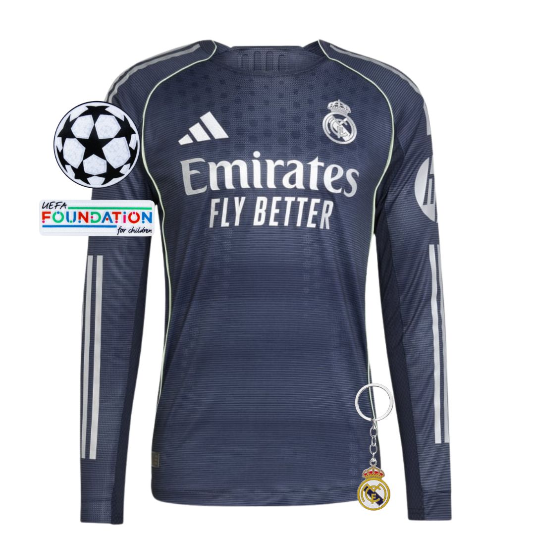 Camiseta Retro de Local del Real Madrid II 2025/2026 - Manga Larga