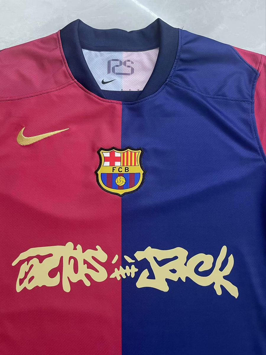 Barcelona X Travis Scott 24/25 I Camiseta de local - Versión para aficionados