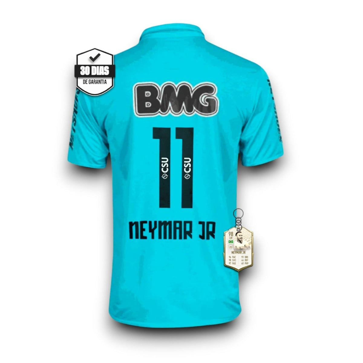 Camiseta Santos Retro Azul Neymar JR 2012/2013