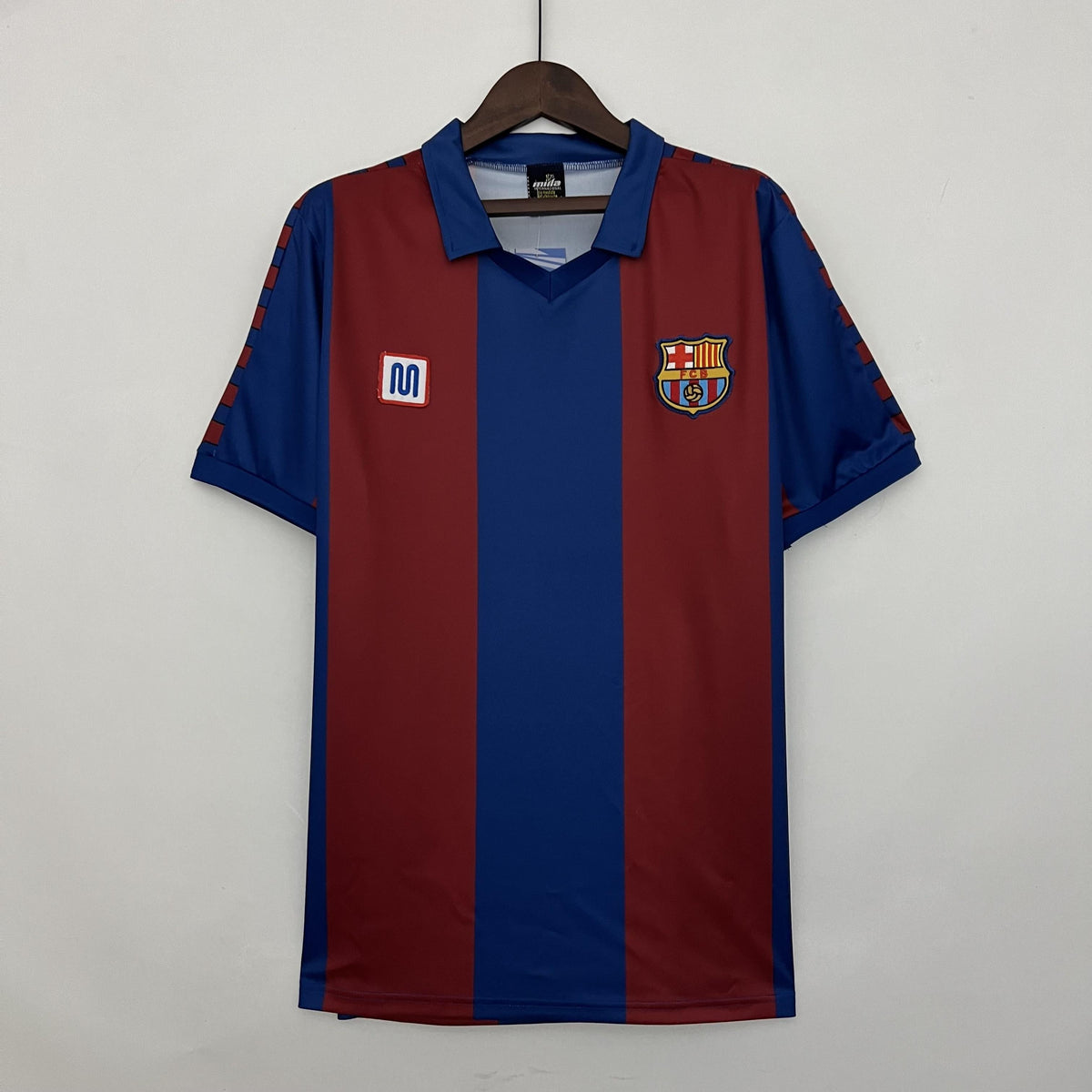 Camiseta retro de local del Barcelona 1980/1982