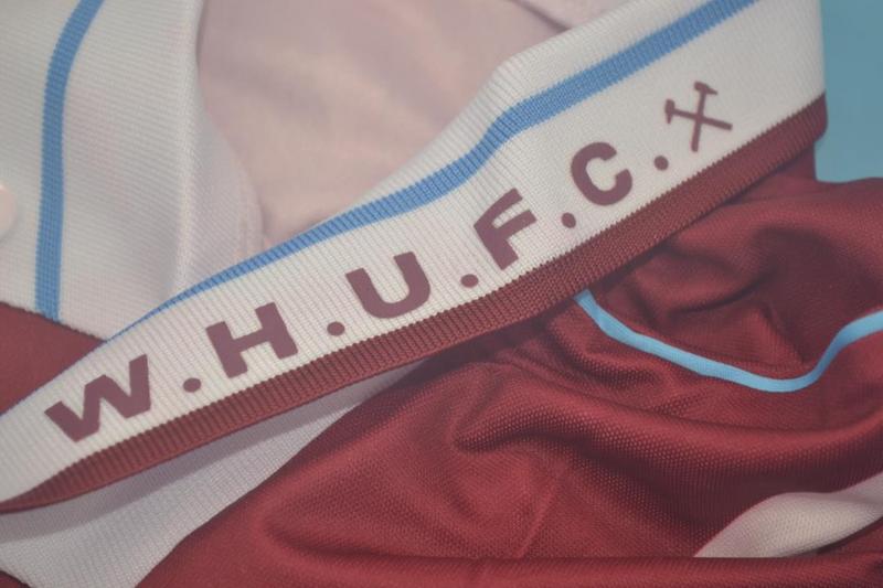 Camiseta retro de local del West Ham United 1991/1992
