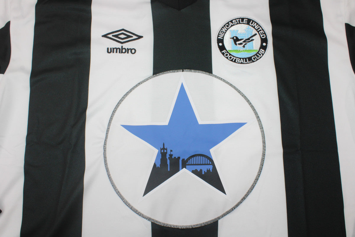 Camiseta retro local del Newcastle 1980/1982 - Manga larga