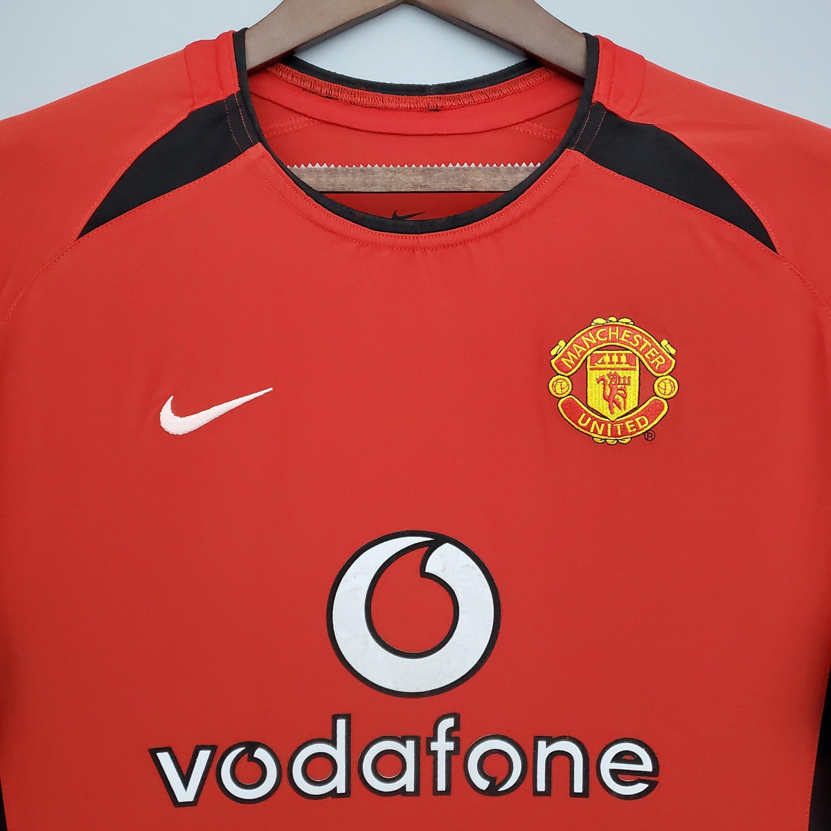 Camiseta retro del centenario del Manchester United (local) 2002/04