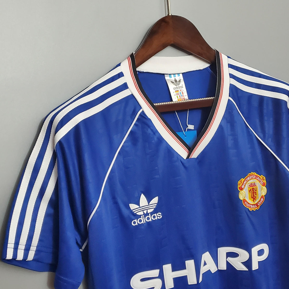 Camiseta retro del Manchester United, tercera equipación de visitante, temporada 1988/90