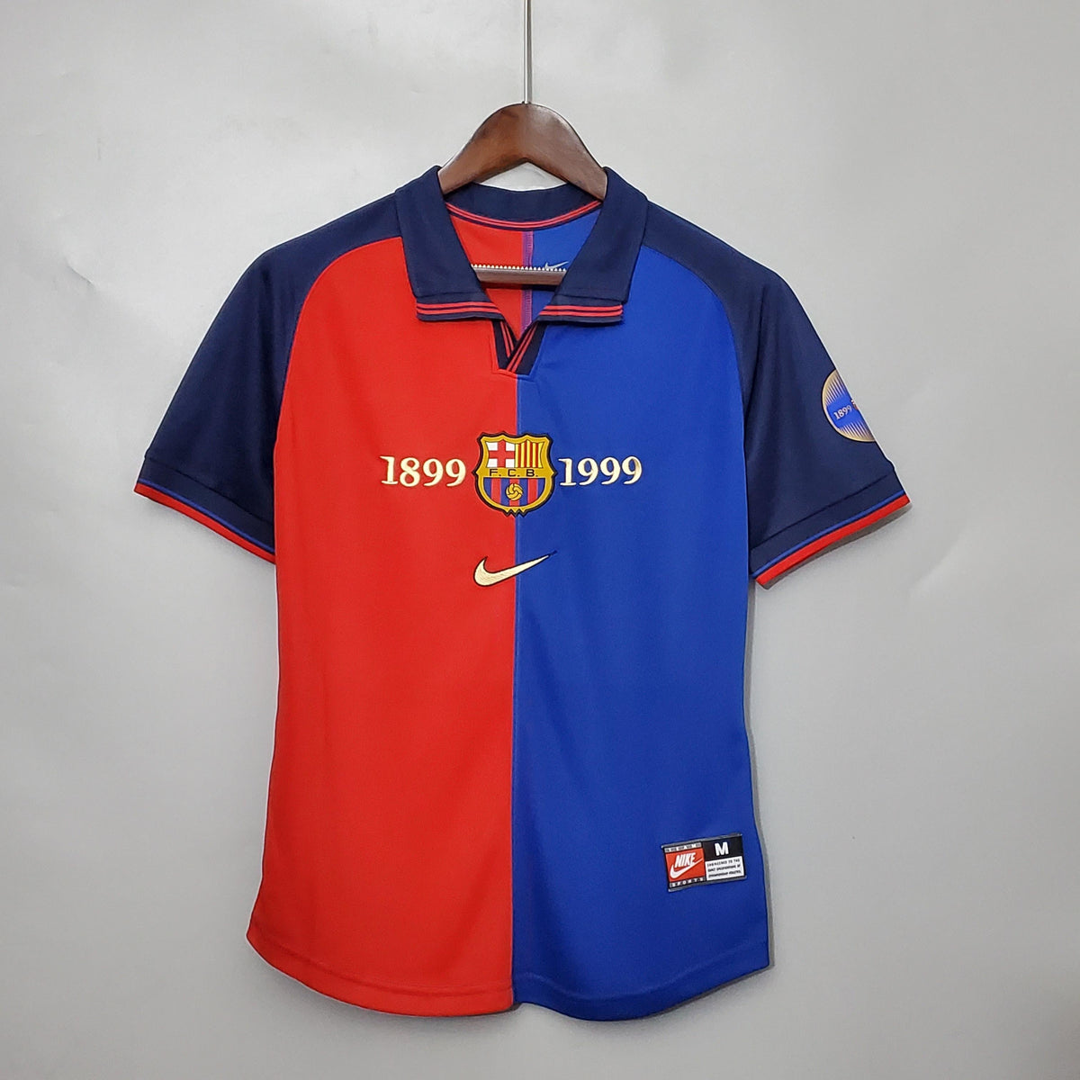 Camiseta retro del centenario del Barcelona 1999