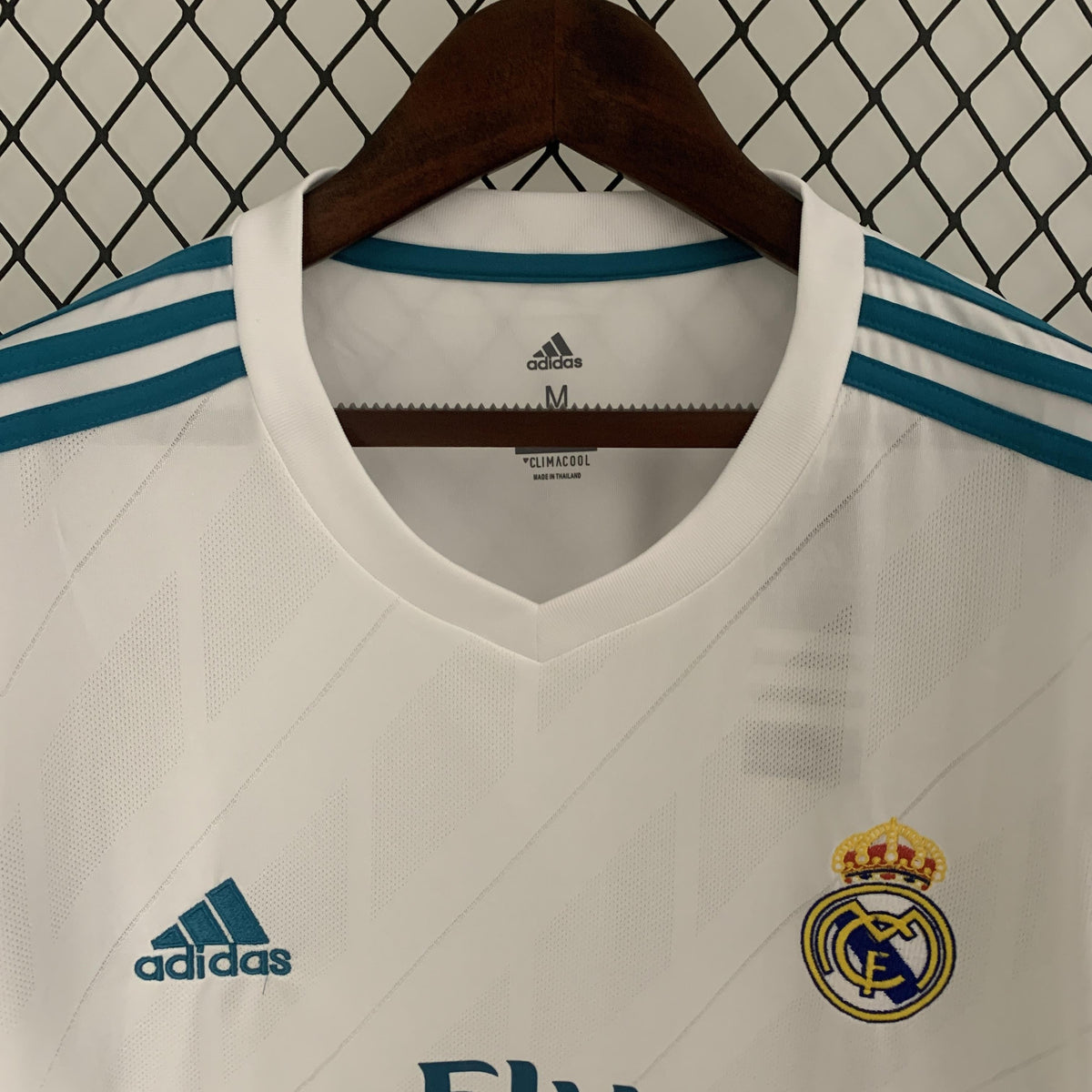 Camiseta retro local del Real Madrid 2017/2018 - Manga larga