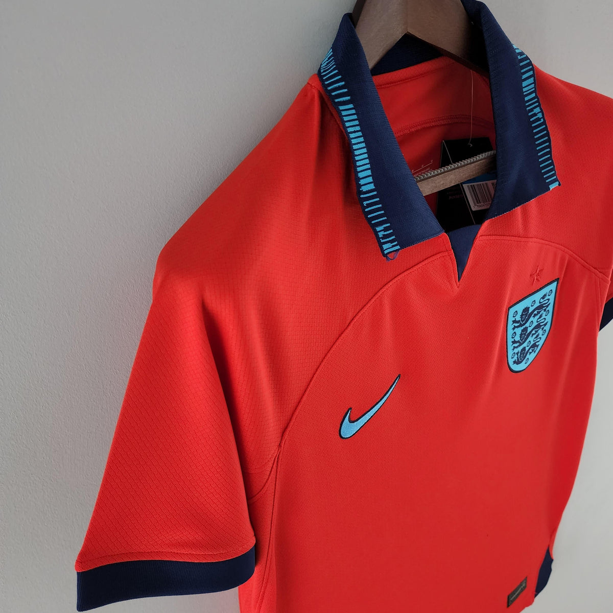 Camiseta retro de visitante de Inglaterra para la Copa del Mundo 2022