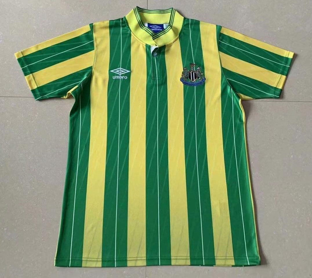 Camiseta retro de visitante del Newcastle 1988/1990