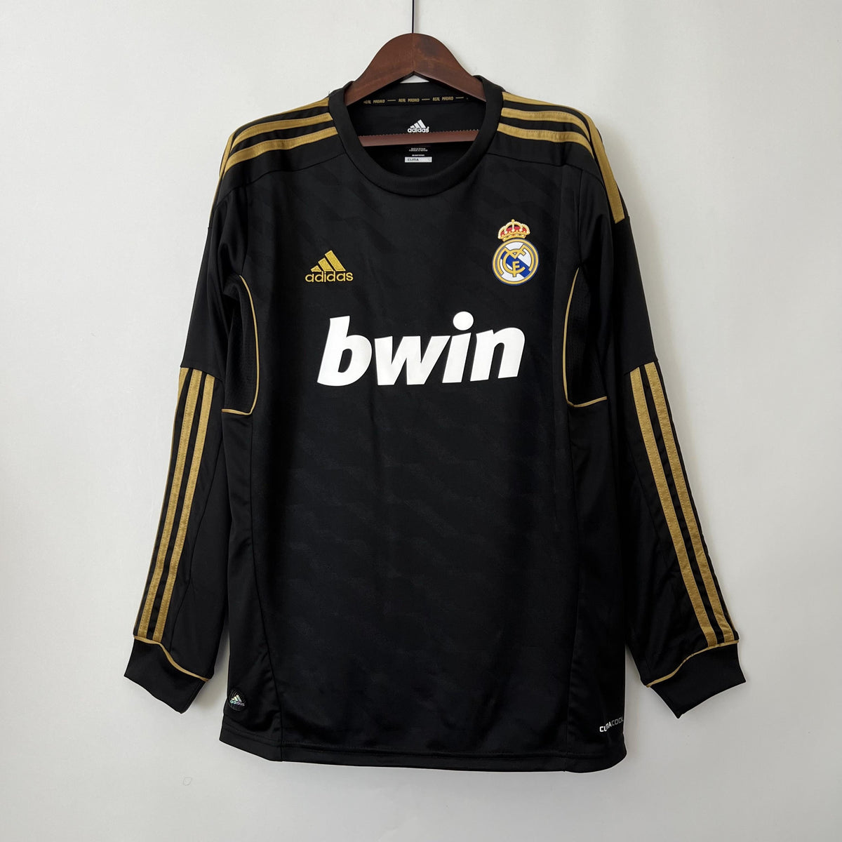 Camiseta retro de visitante del Real Madrid 2011/2012 - Manga larga