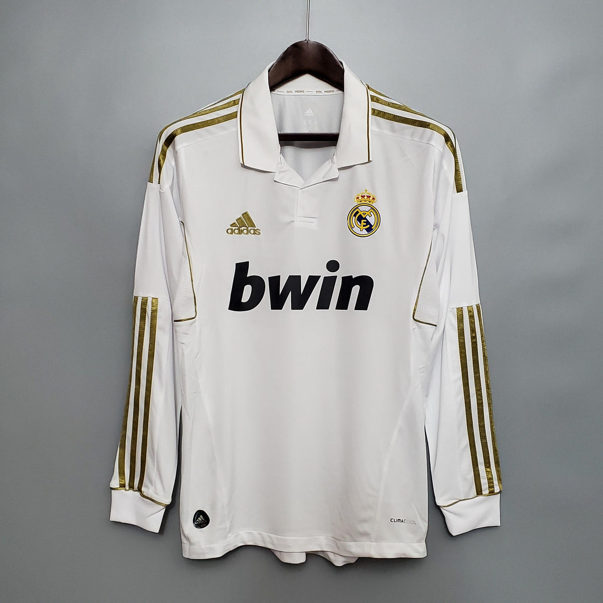 Camiseta retro local del Real Madrid 2011/2012 - Manga larga