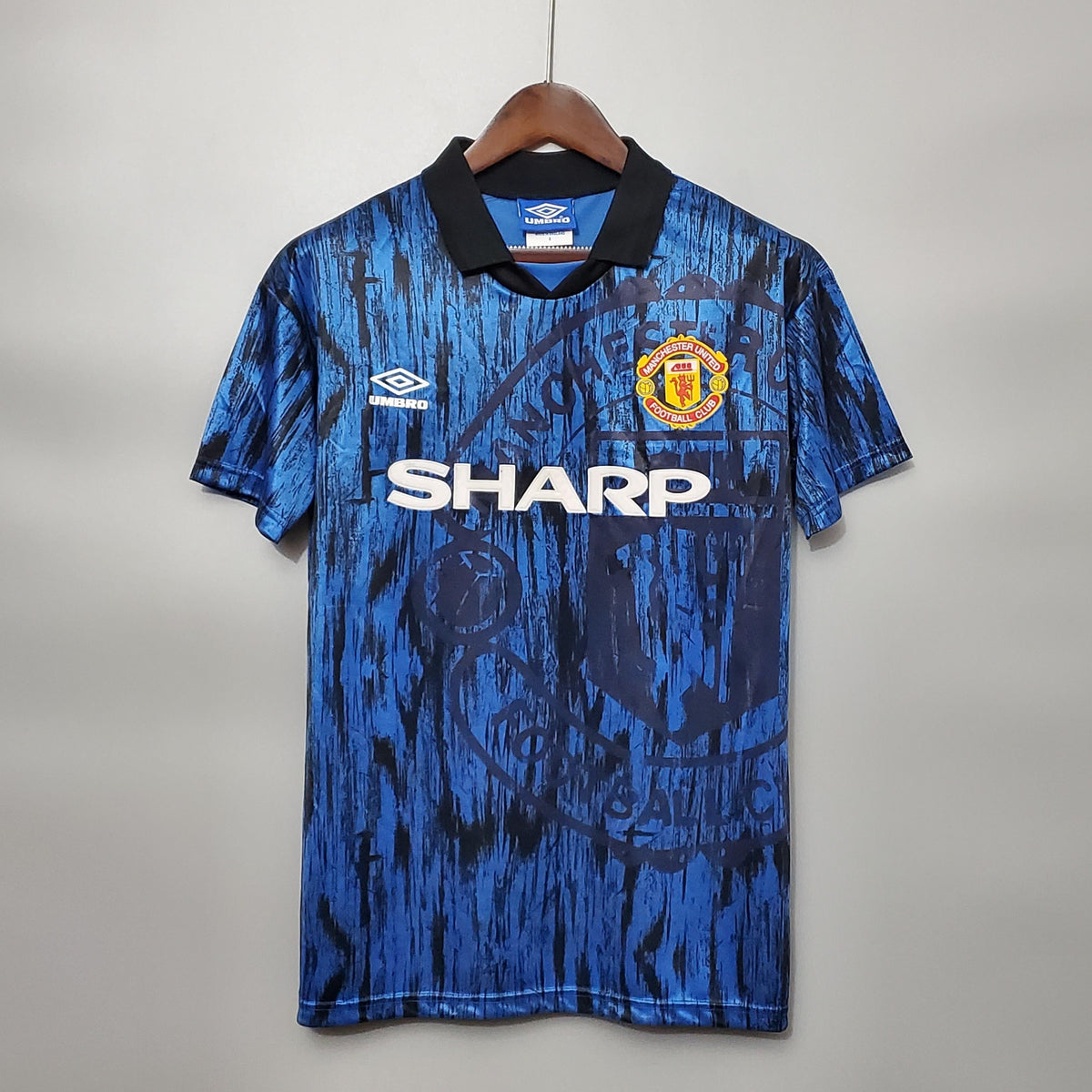Camiseta retro de visitante del Manchester United 1992/93