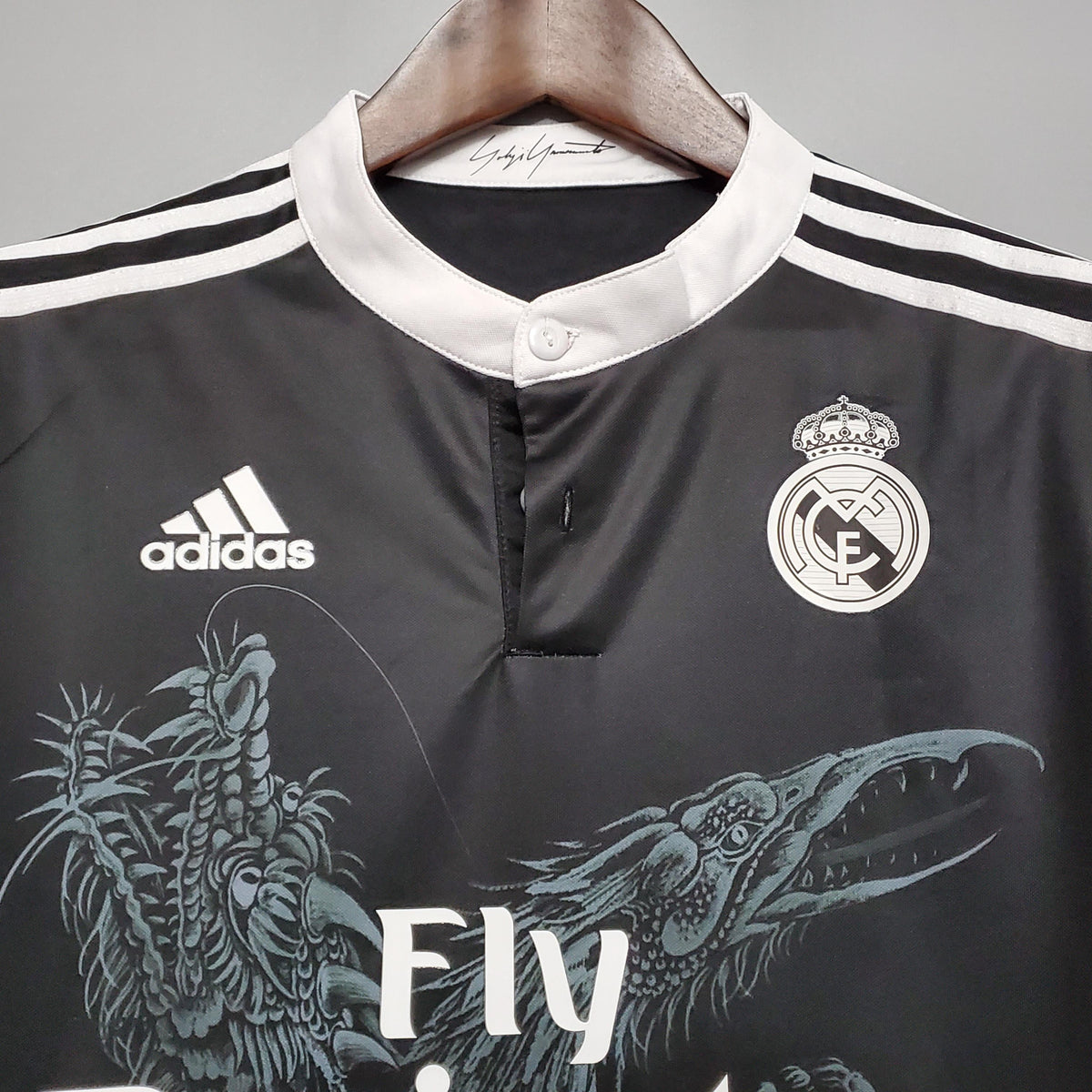 Camiseta retro de visitante del Real Madrid 2014/2015 - Manga larga