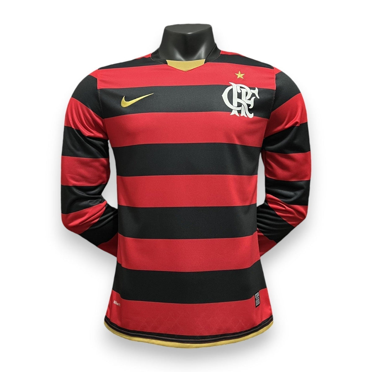 Camiseta retro local del Flamengo 2008/09 - Manga larga
