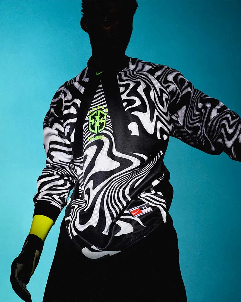 Camisa Nike de Goleiro Brasil Manga Longa 2025/26 Masculina