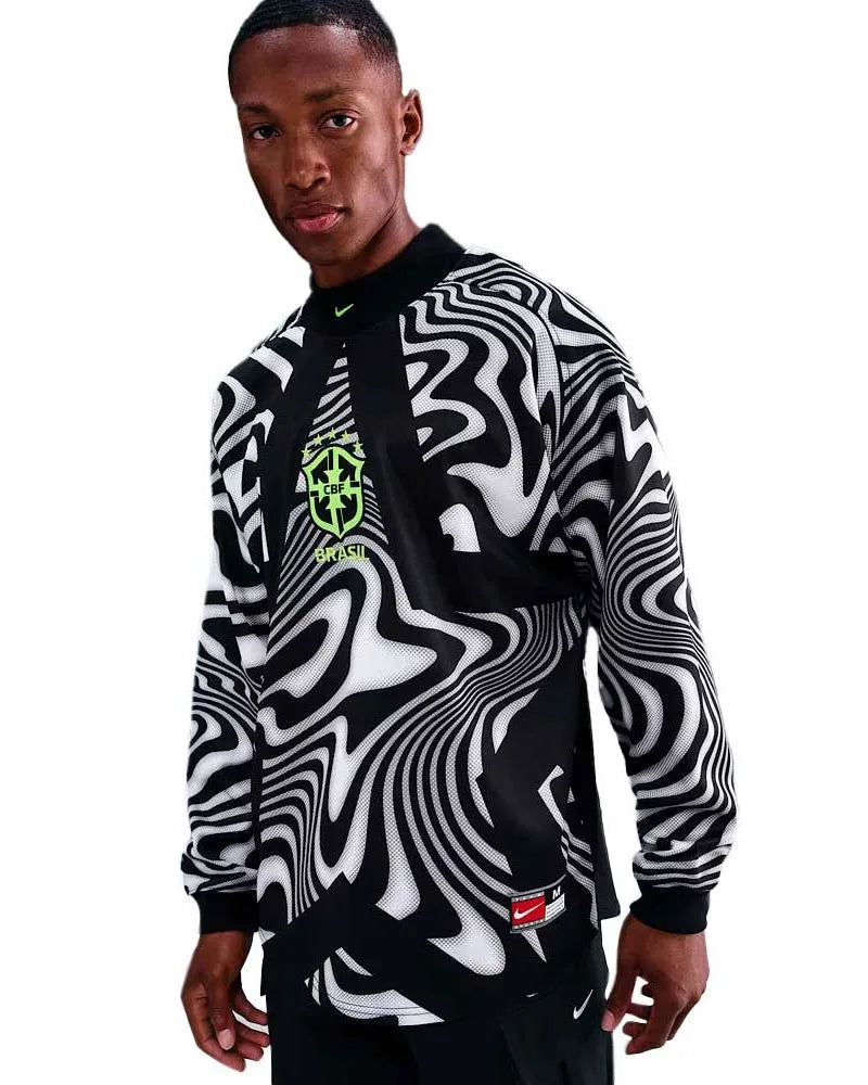Camisa Nike de Goleiro Brasil Manga Longa 2025/26 Masculina