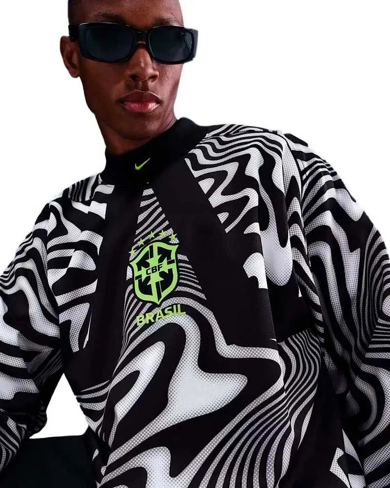 Camisa Nike de Goleiro Brasil Manga Longa 2025/26 Masculina