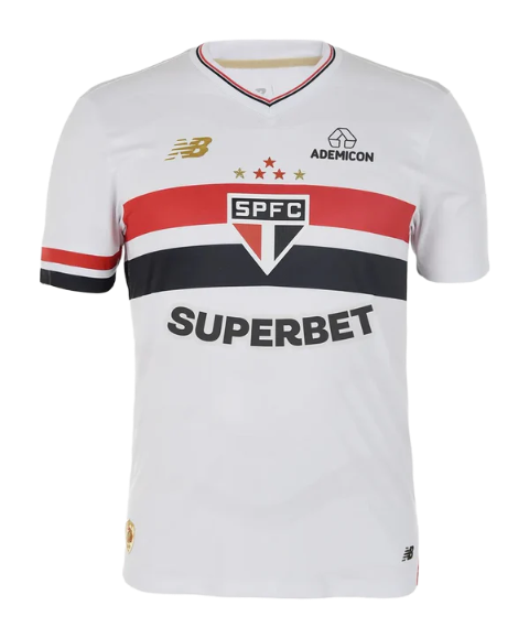São Paulo 25/26 I Camiseta de local - Patrocinada - Versión aficionado
