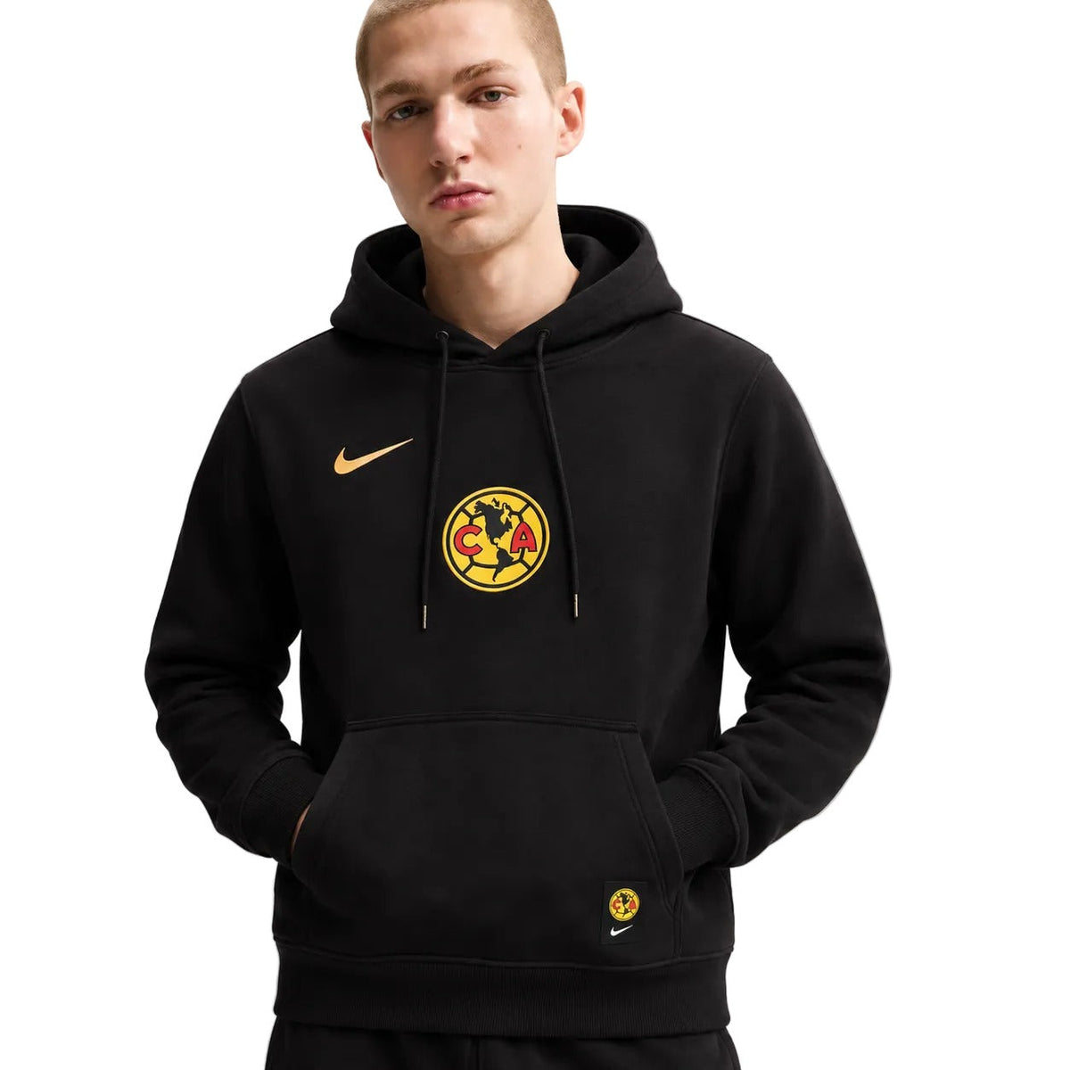 Sudadera con capucha 25/26 negra para hombre