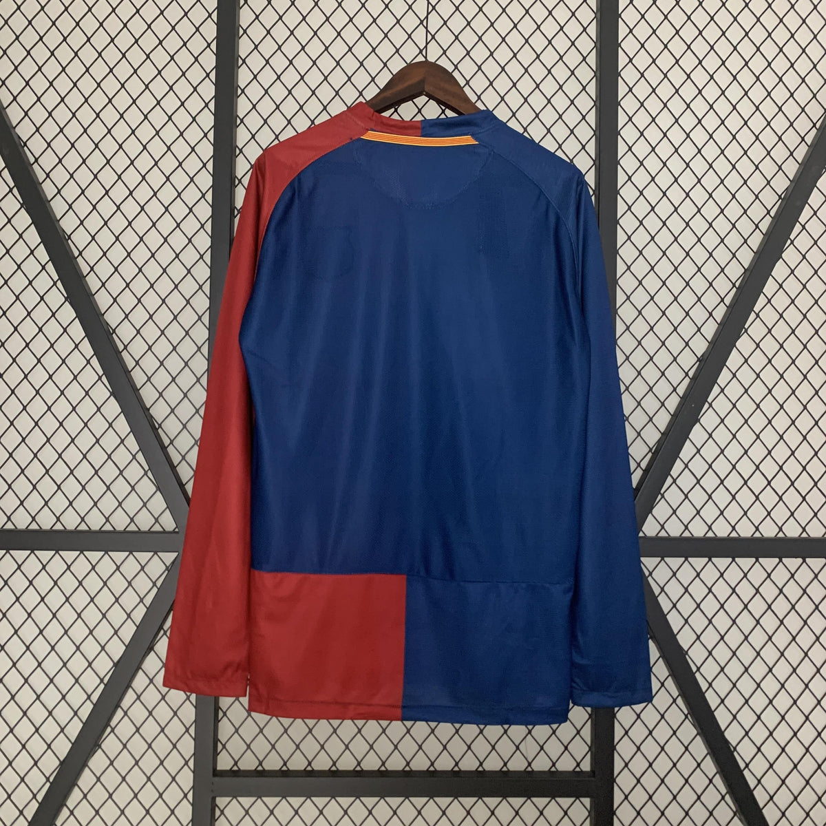 Camiseta retro local del Barcelona de la UEFA Champions League 2008/2009 (manga larga)