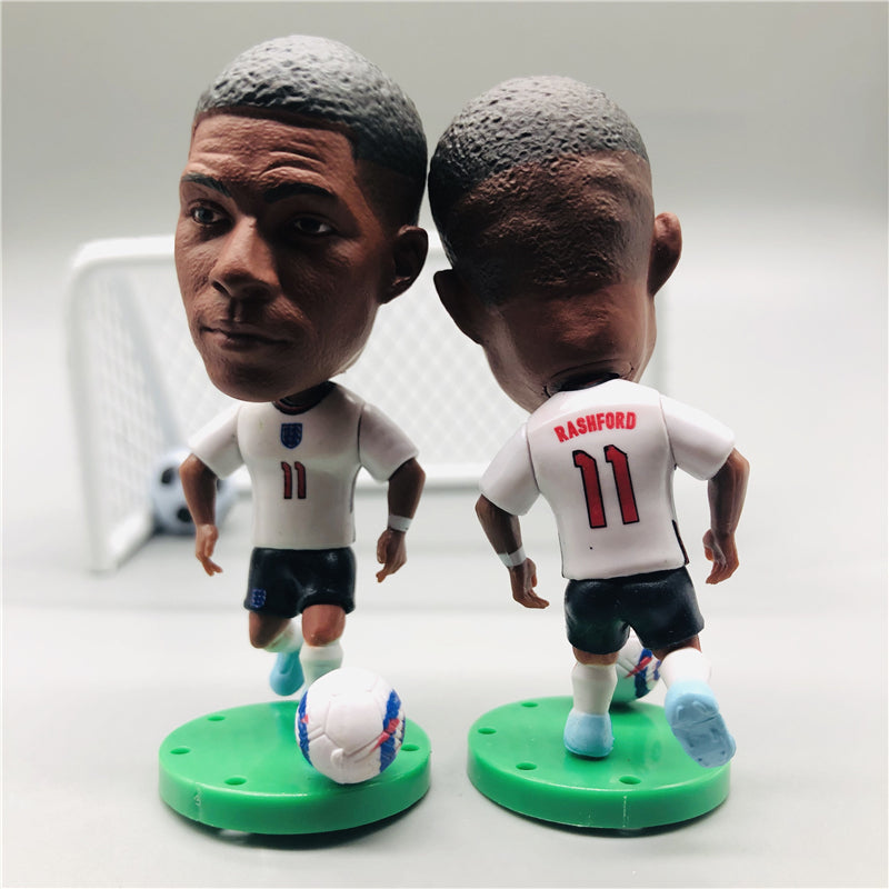 Inglaterra #11 Marcus Rashford Muñeco Temporada Copa Mundial 2022