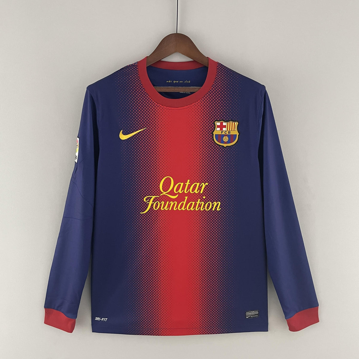 Camiseta retro local del Barcelona 2012/2013 - Manga larga