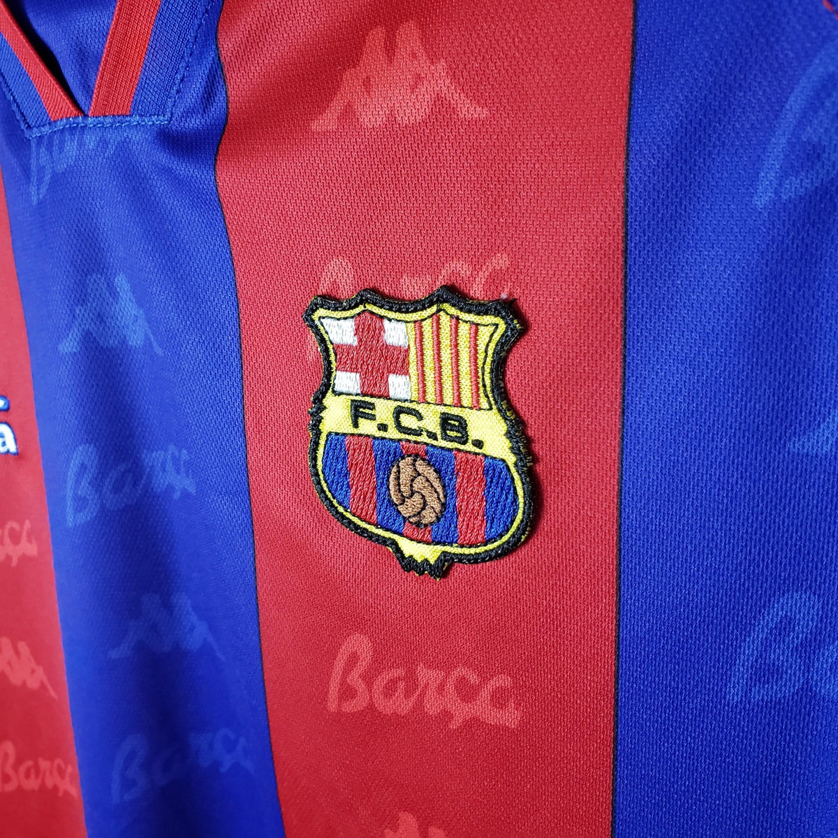 Camiseta retro de local del Barcelona 1996/1997