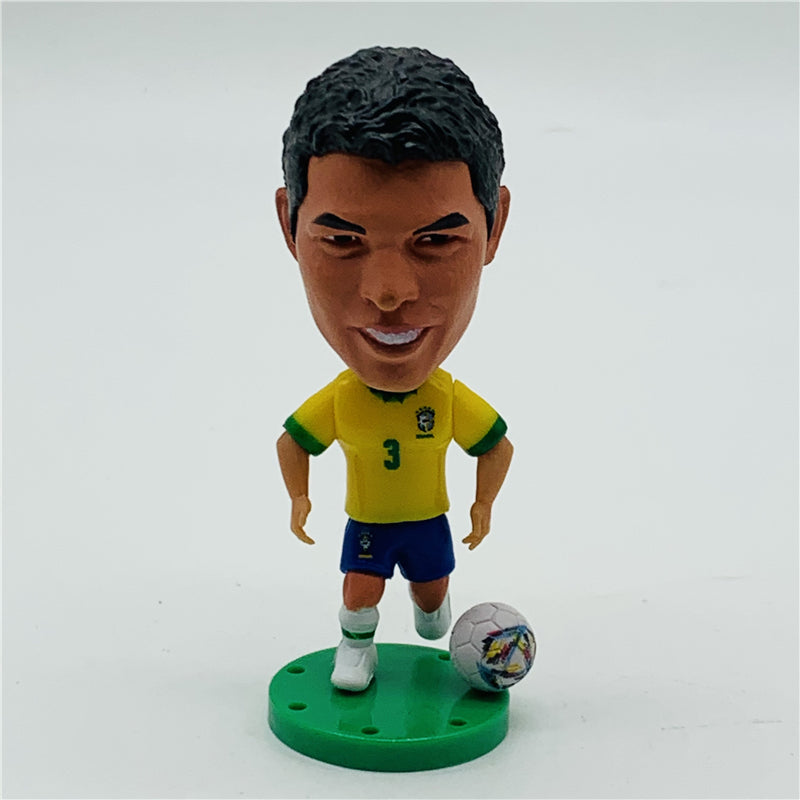 Brasil #3 Thiago Silva Muñeco Temporada Copa Mundial