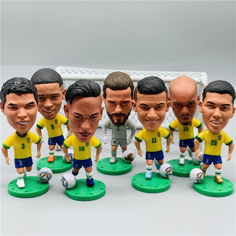 Muñeco de Philippe Coutinho de Brasil #11 Temporada de la Copa Mundial