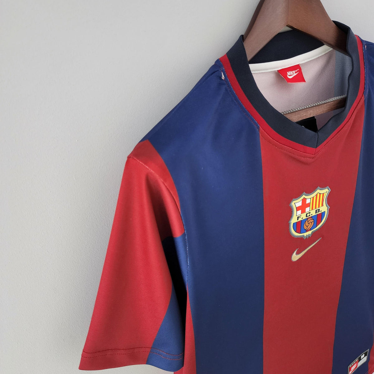 Camiseta retro de local del Barcelona 1998/1999