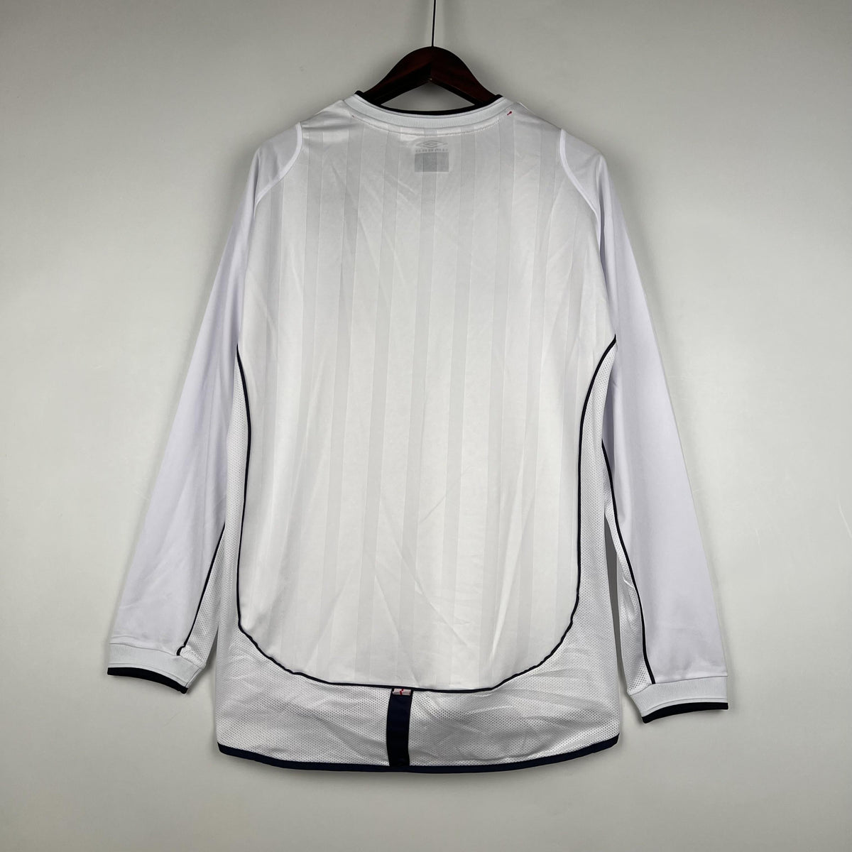 Camiseta retro de local de Inglaterra 2002 - Manga larga