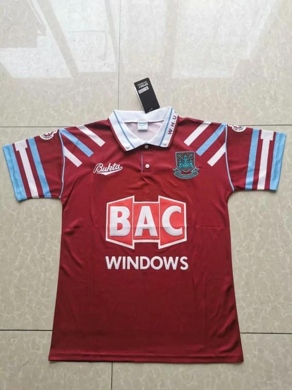 Camiseta retro de local del West Ham United 1991/1992