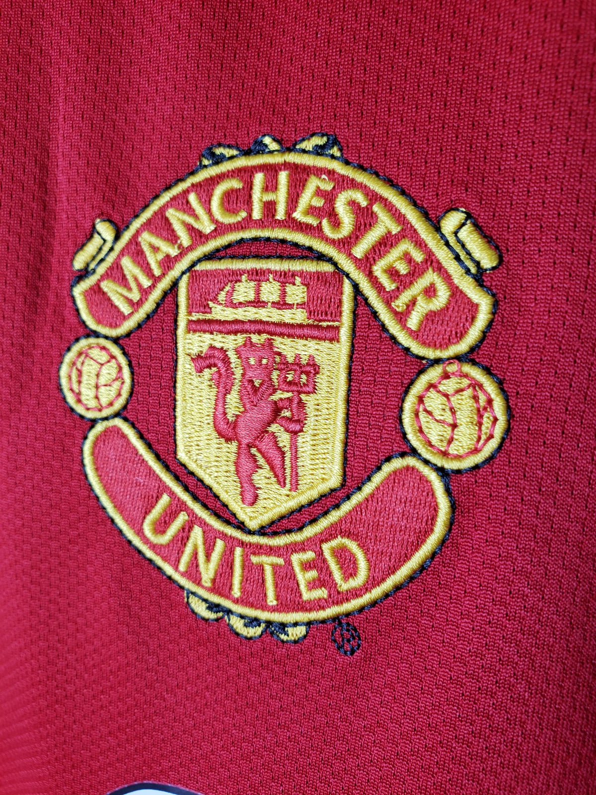 Camiseta retro local del Manchester United 2005 - Manga larga