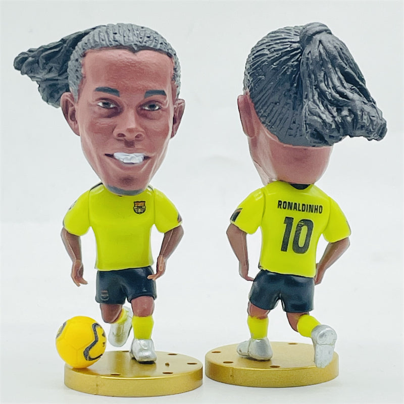 Muñeco Ronaldinho #10 del Barcelona Temporada 2005