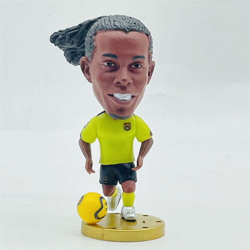 Muñeco Ronaldinho #10 del Barcelona Temporada 2005