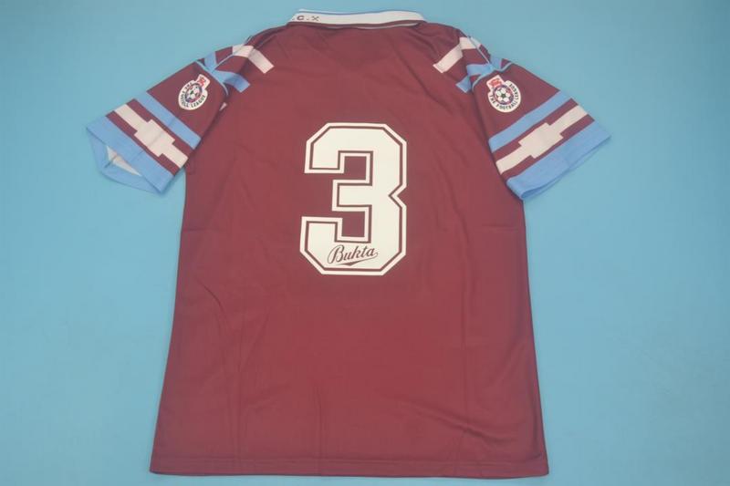 Camiseta retro de local del West Ham United 1991/1992